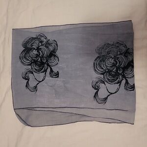 Lilikoi Linen Scarf, grey